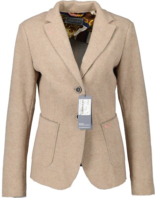 NEU! White Label Damen Blazer aus Wollmix beige, Gr. 40