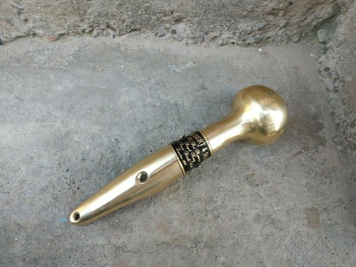 Bastone da passeggio in legno manico in ottone stile antico stile antico stile canna vittoriana - Foto 5 di 12