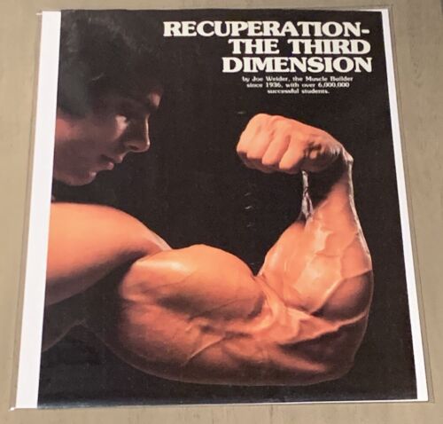 Lou Ferrigno Biceps Posing Photo From Bodybuilding Magazine