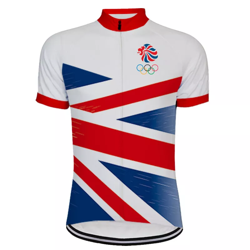 UK Bicycle Clothing British Bike Jacket Cycling Jersey Road Wear Shirt Ride  Top | eBay