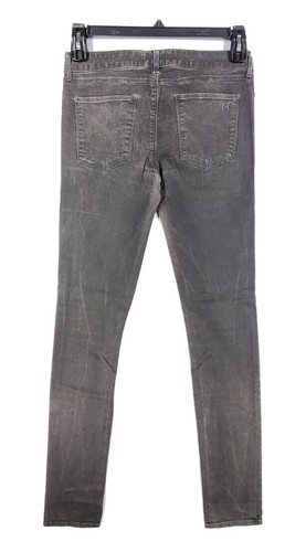Habitual Denim Dark Gray Graphite Distressed Skinny Denim Jeans Size 28 - Bild 2 von 3