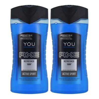 Axe You Refreshed Active Sport Body Wash, (250ml) (Pack