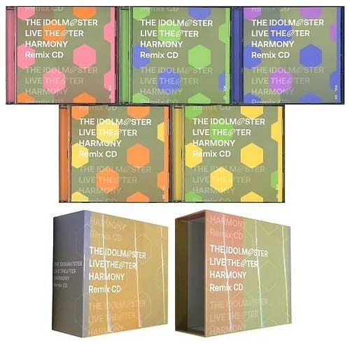 THE IDOLM@STER LIVE THE@TER HARMONY Remix 01-5 All 5 Volumes Set ... CD JP Ver.