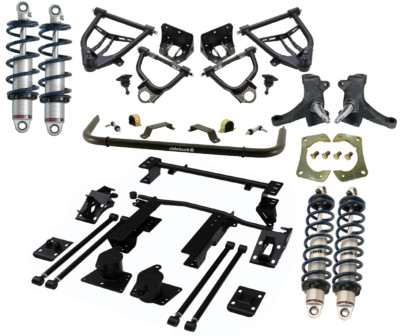 RIDETECH COILOVER & 4-LINK SYSTEM,CONTROL ARMS,SPINDLES,SWAY BAR,73-87 GM TRUCK