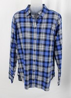 J.crew Boy Women's Blue Orange White Plaid Button Down Shirt Top Size 6 on sale J.crew Boy Women's Blue Orange White Plaid Button Down Shirt Top Size 6 on sale