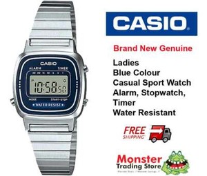 casio retro blue