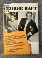 N6- George Raft File by James Parish Gangster Actor Warner Movies 1973 HC/DJ 1st