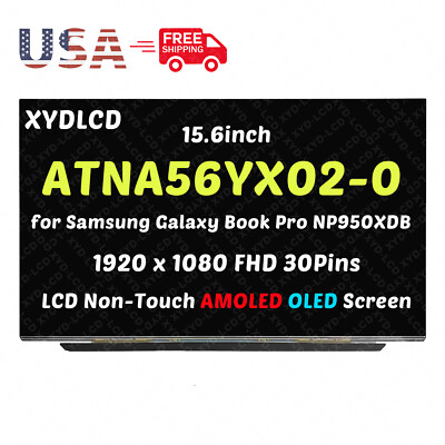 New 15.6'' ATNA56YX02-0 for Samsung NP950XED-KA1FR NP950XED-KA3UK LCD OLED Screen