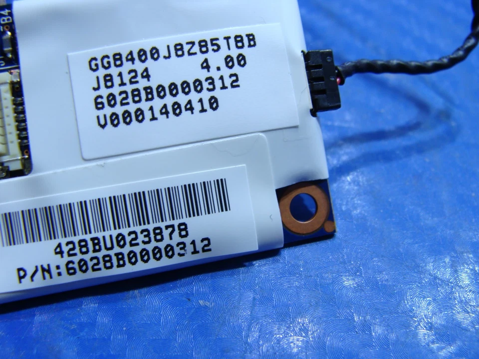 Toshiba Satellite 17" L355 Modem Module Card w/ Ethernet Jack 6028B0000312 GLP* - Image 2 of 3