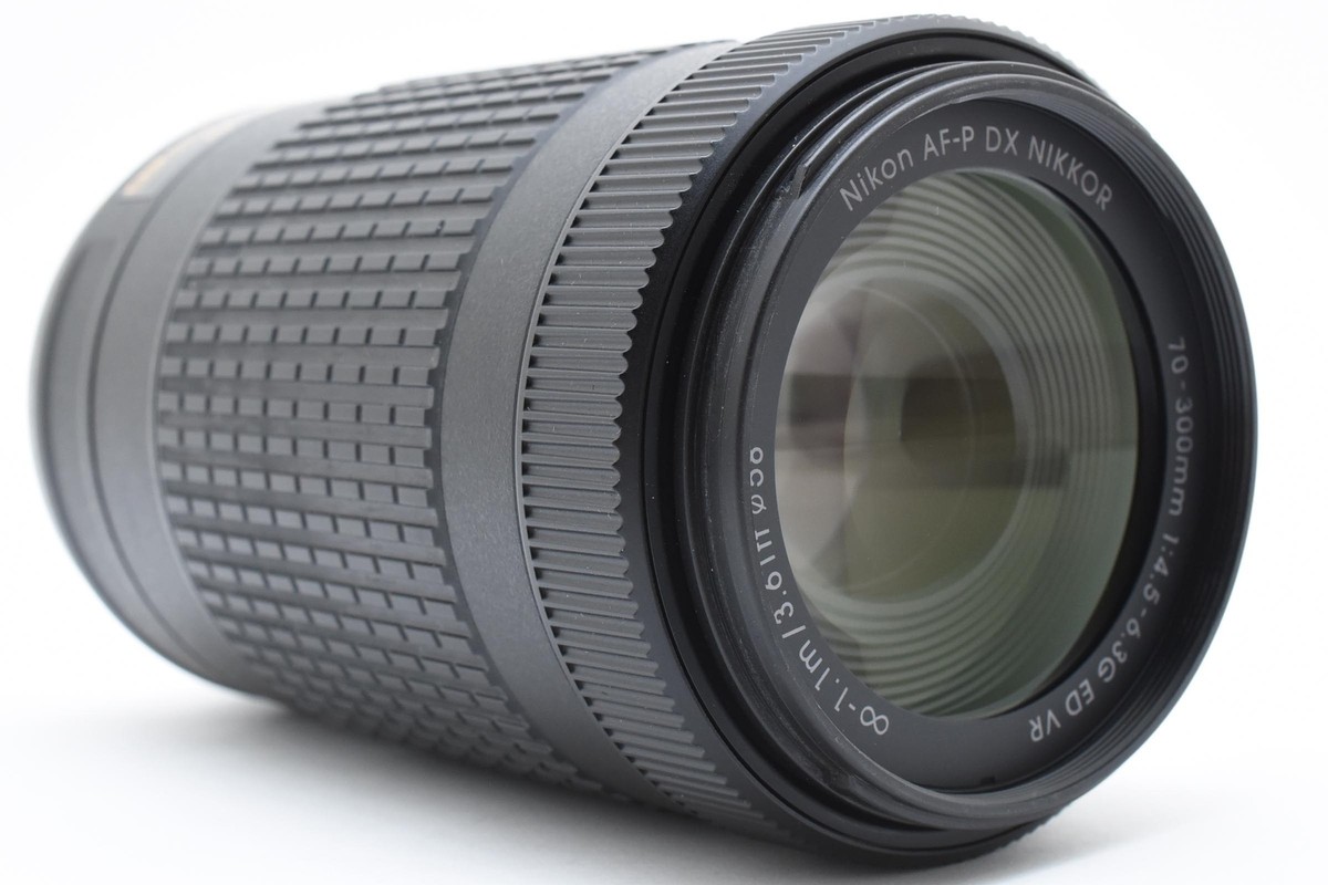 美品 Nikon AF-P 70-300mm F4.5-6.3G ED VR Nikon AF-P Nikkor 70-300mm f/4.5-5.6E ED VR Telephoto zoom lens