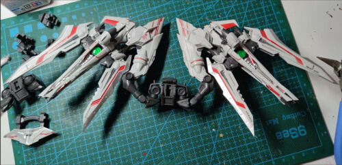 1/100 MG 2 Pcs Duel SWORD additional back pack Model kit for Red astray m - Afbeelding 1 van 14