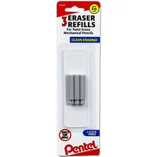 Pentel E10BP-K6 E10 Eraser Refills for Twist Erase Mechanical Pencils, Pack of 3