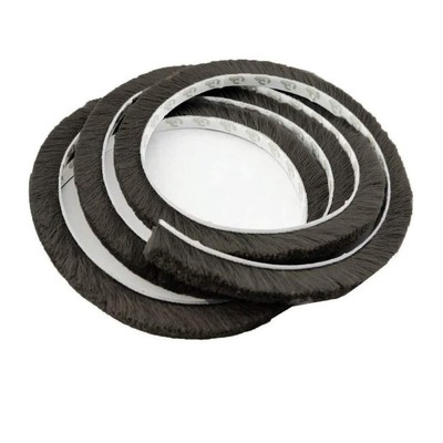 Self-Adhesive Pile Weatherstrip Brush Weather Stripping Sliding Door Insulation