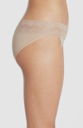 $20 Natori Women's Beige Solid Bliss Perfection Bikini Underwear Panties SIze OS - Picture 5 of 5