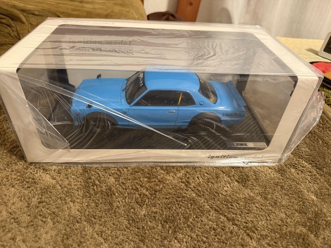 イグニッションモデル　LBWK KPGC10 青 ミニカー 限定版 1/18 イグニッションモデル LBWK KPGC10 青 ミニカー 限定版 1/18