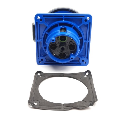 Receptáculo de pasador y manga Hubbell 460R9W 3 polos, 250V CA 3-Ph, 60A, 15000W - Imagen 5 de 7