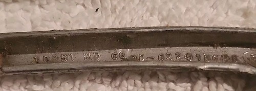 Vintage FUTURA EMBLEM 1968 1969 SIDE FALCON GENUINE PART FORD CLASSIC ORIGINAL - Picture 6 of 7