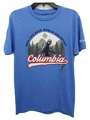 Columbia Sasquatch Bigfoot Hide & Seek World Champion T-Shirt Size Small |  eBay