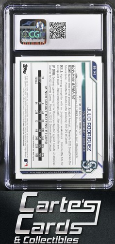 Julio Rodriguez 2021 Bowman Draft #BD-145 Seattle Mariners CGC 10 - Picture 2 of 2