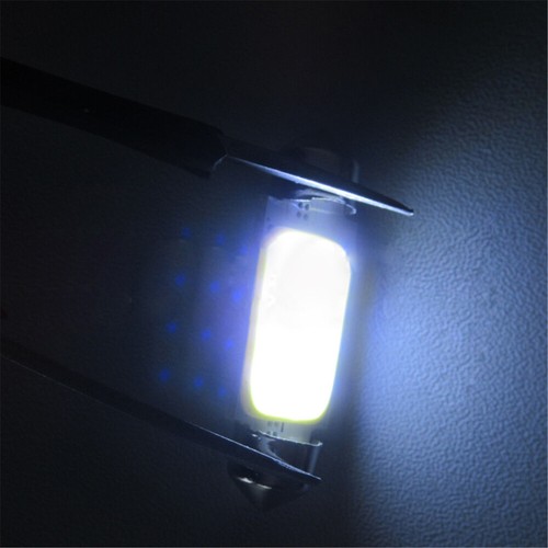 2pcs White COB 39mm Festoon LED Interior Dome Reading Light Car Xenon Lamp Bulbs - Picture 8 of 12