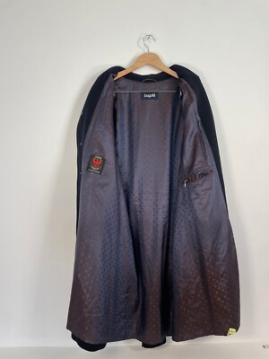 Vintage 90's Bugatti Echter Impragniert Alpen Loden Coat (Size