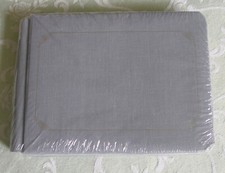 Creative Memories 5x7 Sterling Gray Sentiments Scrapbook Album with Silver Trim