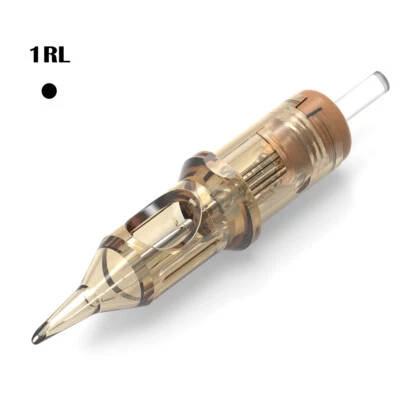 CHUSE 20 stck/Box Tattoo Nadeln 1RL Nadel Cartridge Needles Round Liner Shading 0.35mm