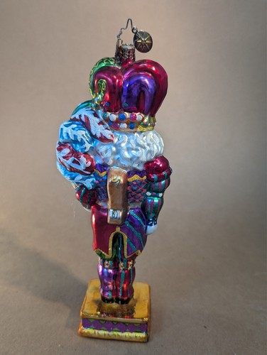 RADKO VENETIAN NIGHTS 20TH ANNIVERSARY SIGNED GLASS ORNAMENT 1011597 7.5" TALL - Picture 4 of 10