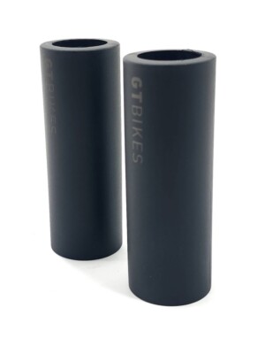 GT Safe Street Sleeve Set BMX Bike Pegs 110mm, PAIR, Black