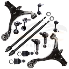 For 2001-2005 Honda Civic 1.7L 12 Pcs Front Control Arm Sway Bar Suspension Kit