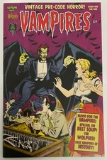 Vampires Blood Shot Cover A Asylum Press Pre-Code Horror Comic Reprints