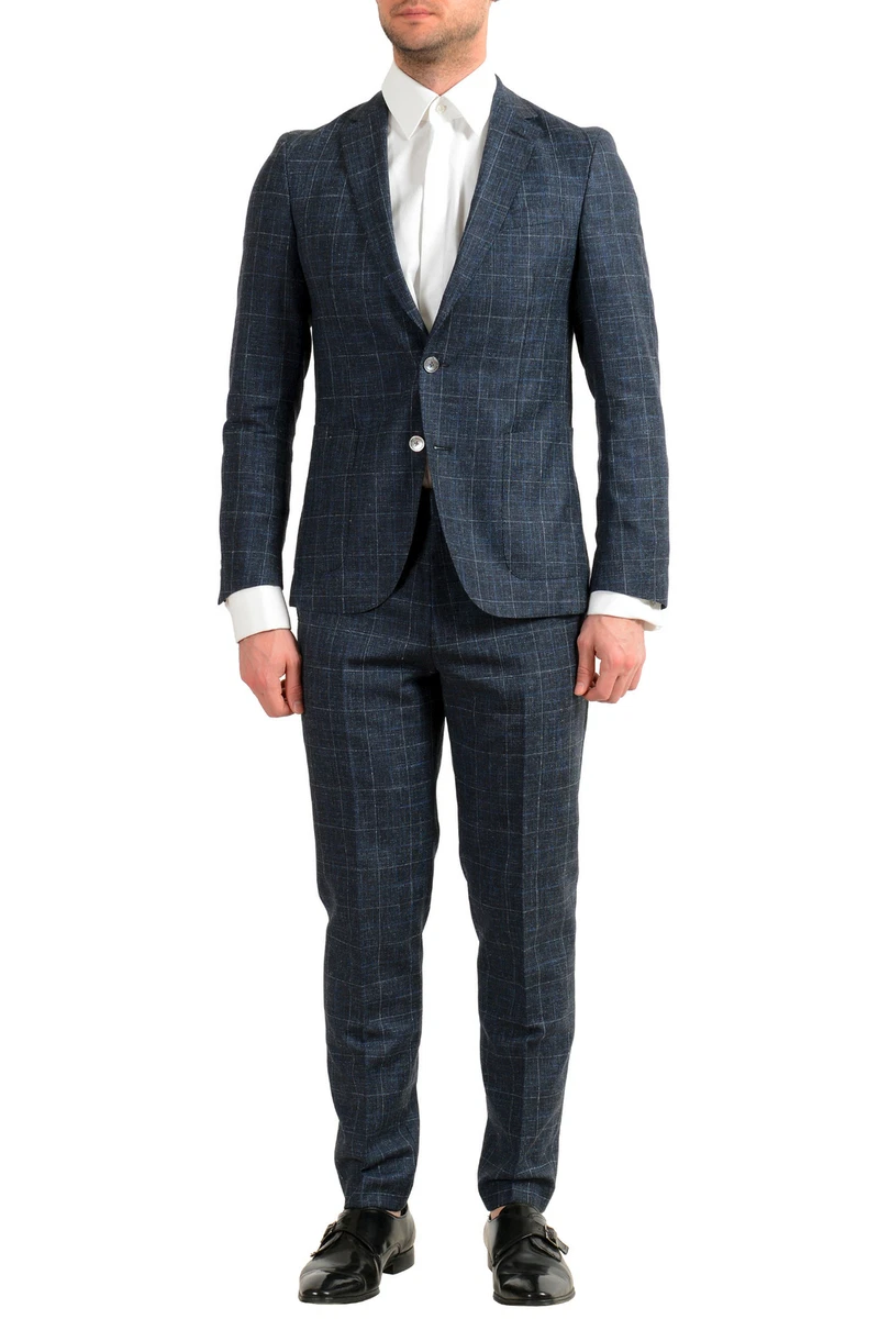 Hugo boss linen suit cheap