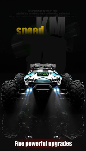 Q117 Brushless 4WD RC Cars for Adults, 1:16 70KM/H Remote Control Car New - Picture 15 of 30