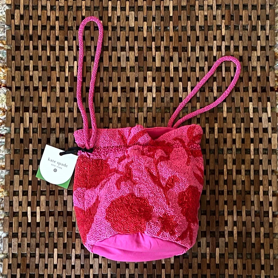 Nuevo con etiquetas Bolso Cubo Clásico Kate Spade New York X Target Rosa Nuevo Foto 2 de 3