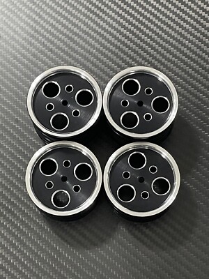 Tamiya Super Hot Shot Super Sabre Big Wig Boomerang Alloy Rim set c type black