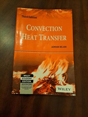 CONVECTION HEAT TRANSFER By Adrian Bejan | eBay