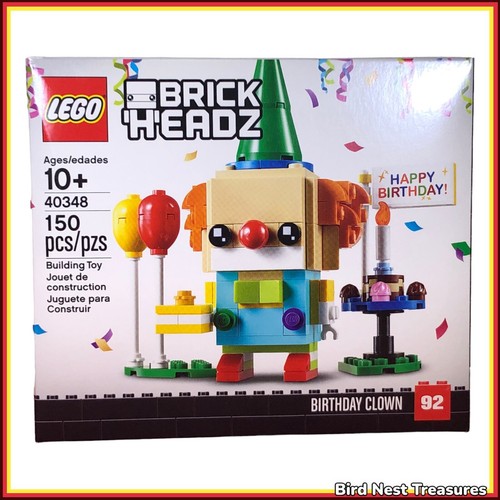 LEGO 40348 Brick'H'eadz BIRTHDAY CLOWN, 2019 - RETIRED, New, Factory Sealed - Bild 2 von 6