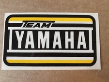 Team Yamaha Vintage Dirt Bike Motocross Original Rare Sticker GT02878