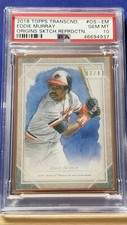Eddie Murray - 2018 Topps Transcendent Sketch Reproduction   PSA 10  #3/83