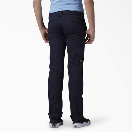 Pantalones Dickies Doble Rodilla Flex Calce Ajustado Negro Marino Oscuro Arena del Desierto - Imagen 4 de 16