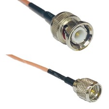 RG316 BNC MALE to MINI UHF MALE Coax RF Cable USA-Ship