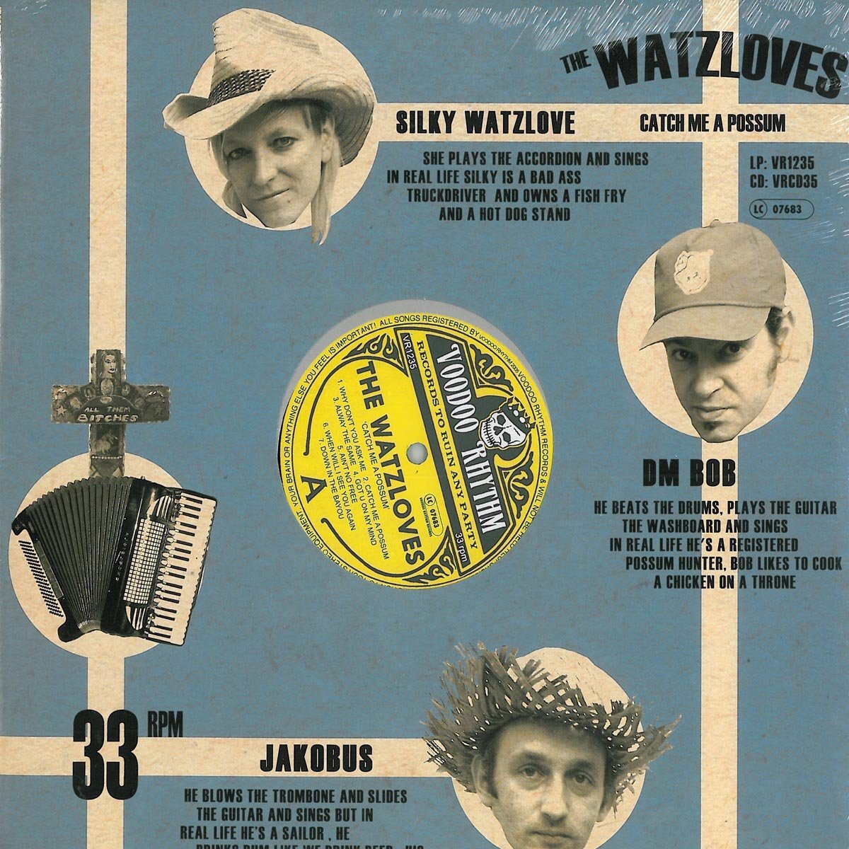 Thee Watzloves Catch Me a Possum (Vinyl LP)
