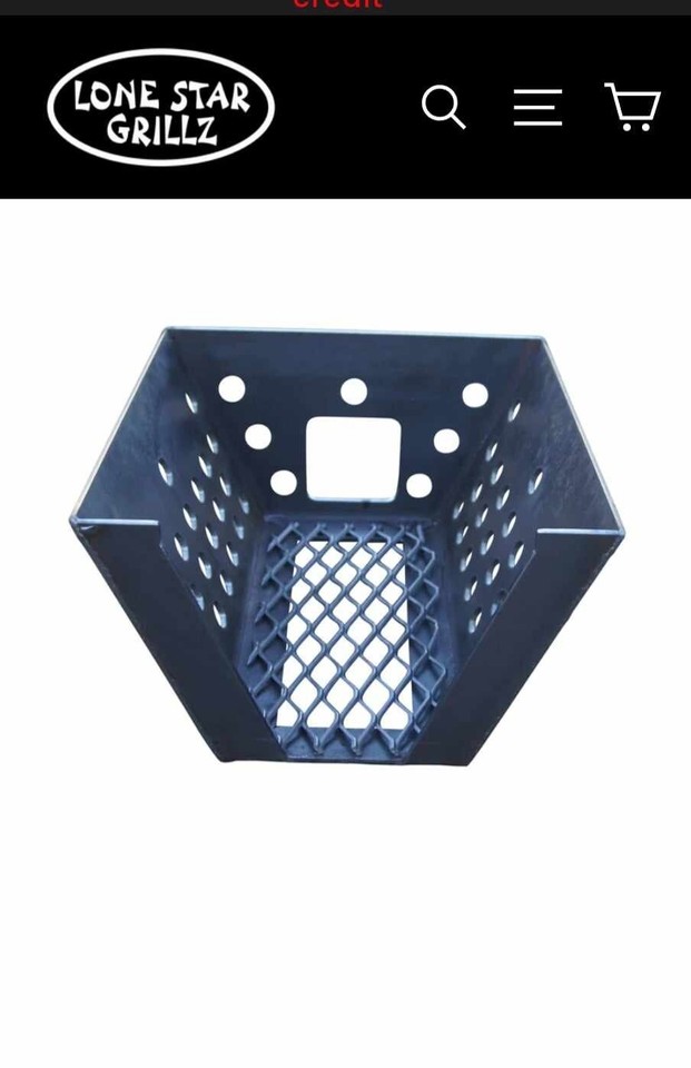 Lone Star Grillz Fire Management Basket 20" series/used once eBay