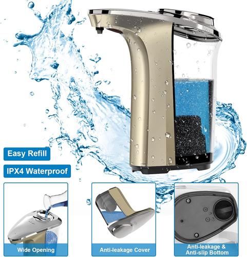 Automatic Soap Dispenser, Touchless Dish Soap Dispenser 17Oz/500Ml with Upgraded - Picture 5 of 12