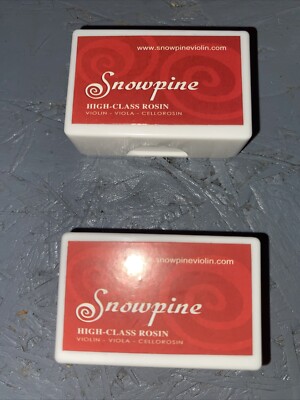 New 2 Pack Snowpine High-Class Rosin for Violin Viola or Cello