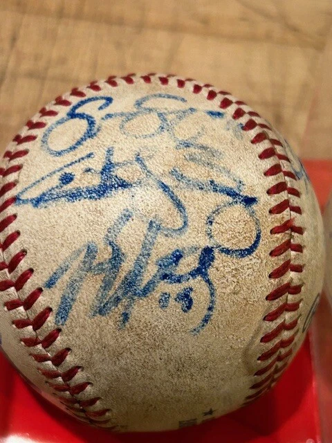 Rawlings официальный бейсбол Восточной лиги - подписано 6 игроками - Изображение 3 из 4