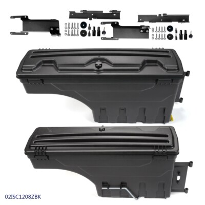 #ad Rear LeftRight Lockable Storage Truck Bed ToolBox Fit For 2015 2019 Ford F 150 $170.12