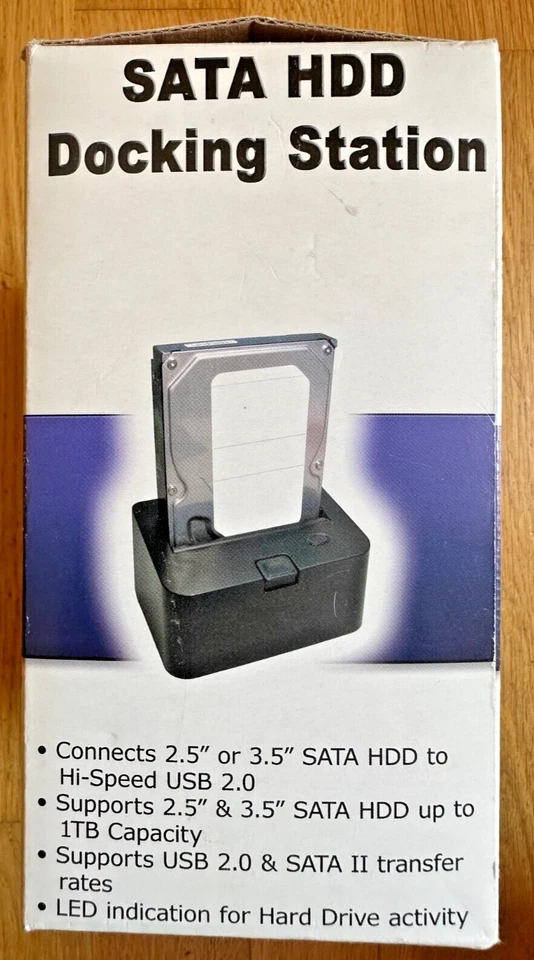 NEWLINK SATA HDD Docking Station 2.5" or 3.5" SATA II Hard Drive, Up To 1TB, NEW - Image 4 of 4