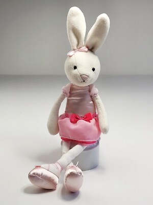 open lace back dress Levtex Baby Mills Waffle Pink Bunny Plush