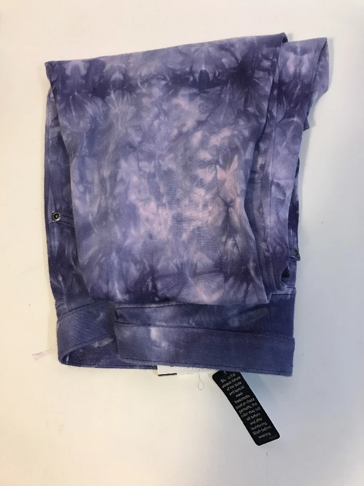 HUE женщин галстук краситель джинсовой ткани скиммер леггинсы фиолетовый размер маленький - Изображение 4 из 4